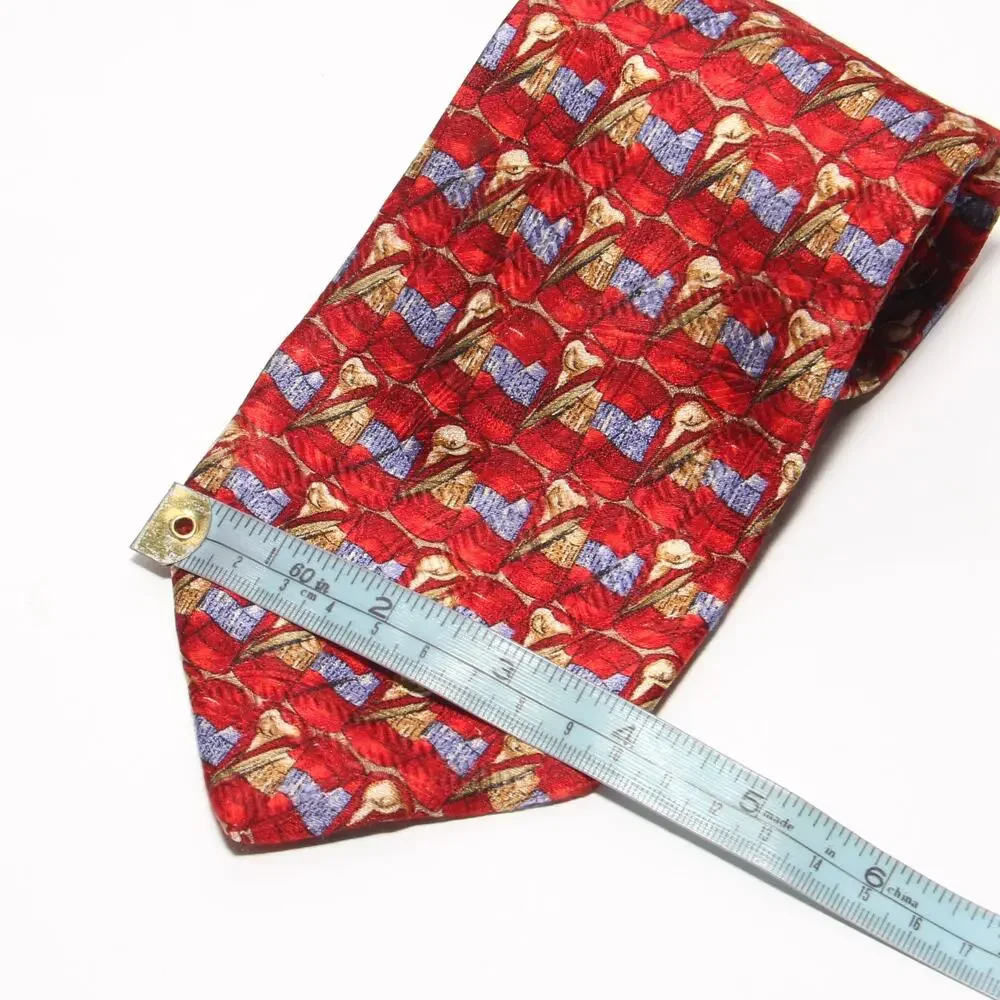 Vintage Robert Talbott Abstract Print Hand Sewn Silk Tie 4